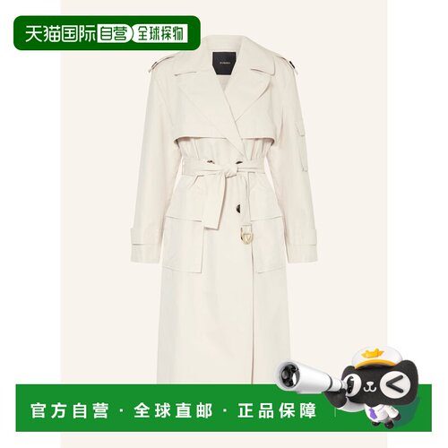 香港直邮PINKO 女士大衣 100157517912000 CO 浅棕色 Trench coat