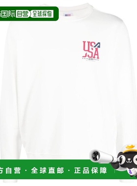 1h可退 香港直邮AUTRY 男士 印花棉质卫衣 SWIM2321 white白色 舒