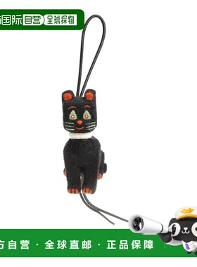 欧洲直邮LOEWE 女士项链 C621232XPG1109 SS2026 黑色 Felt Cat C