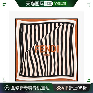 彩色印花图案丝巾 欧洲直邮Fendi