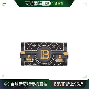 巴尔曼 女士B Buzz 徽标手拿包 香港直邮Balmain Pouch