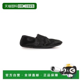 1h可退 香港直邮The Row 女士 Vincit 小马毛平底鞋 black黑色 舒