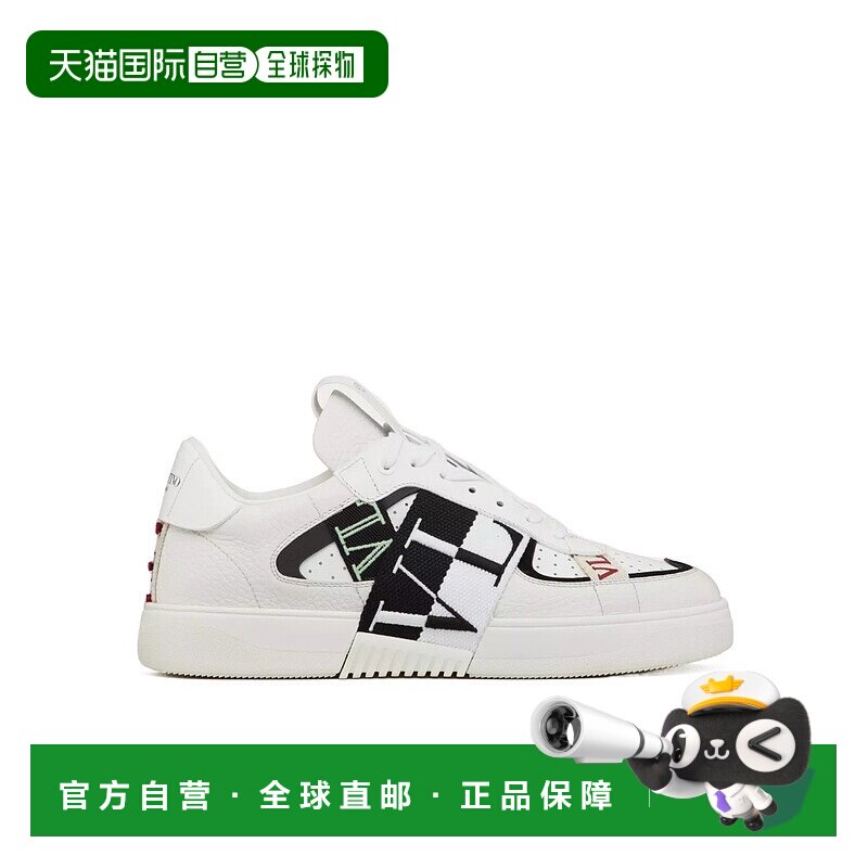 【99新未使用】香港直邮Valentino 圆头系带低帮休闲运动鞋 YS0C5