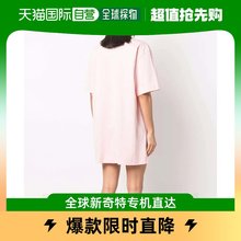 女士粉色长款 T恤连衣裙 3241MDA77 227298 11T恤 香港直邮MSGM