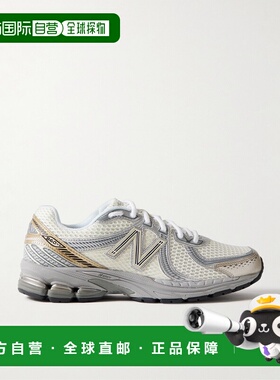 1h可退 香港直邮New Balance  男士 860v2 Ceres 橡胶皮革边网纱