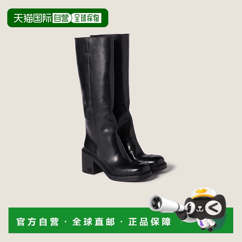 欧洲直邮MIU MIU (2025新品) 皮靴