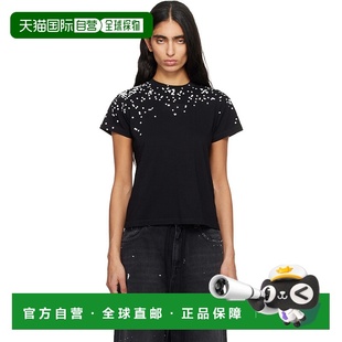 女士 Margiela 恤 黑色 MM6 马吉拉 马丁 Maison 香港直邮Mm6