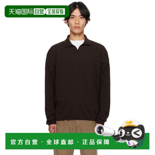 1h可退 香港直邮The Row 男士 棕色 Franz Polo 衫 1015Y556MBRBR