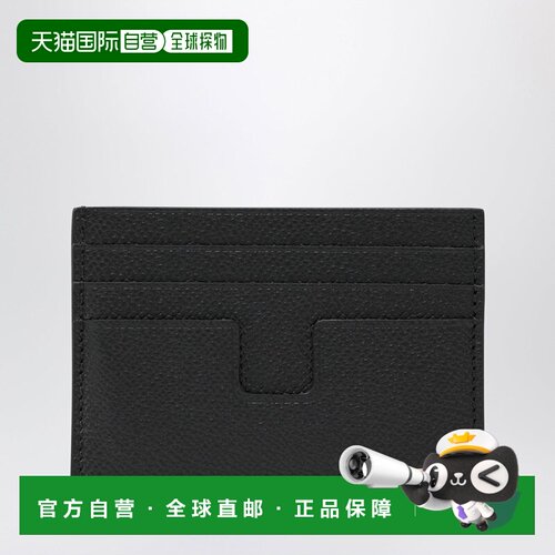香港直邮Tom Ford 汤姆 福特 男士 木纹小牛皮卡套(黑色) YM233LC