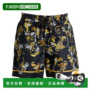 男士 范思哲 泳裤 black黑色 1h可退 舒适时尚 香港直邮versace