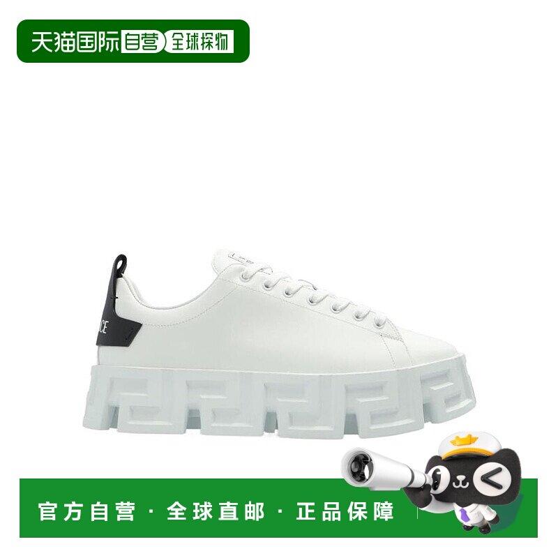 香港直邮VERSACE 23FW 厚底低帮运动鞋范思哲 Men男鞋牛皮