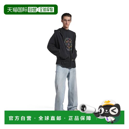 自营欧洲直邮Balenciaga巴黎世家 Spiral Crest男士螺旋纹标识短T