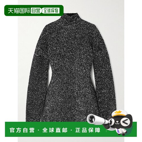 香港直邮Balenciaga 巴黎世家 女士 Engineered Hourglass 亮片银