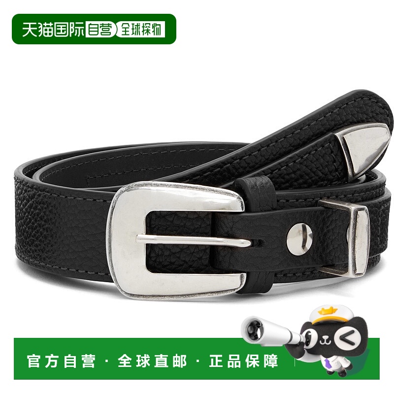 香港直邮Lemaire 男士 黑色 Minimal Western 腰带 AC1181LL139