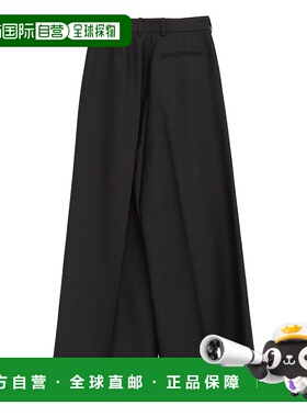 1h可退 香港直邮LOEWE 罗意威 女士 黑色裤子 S540Y04XME羊毛女装