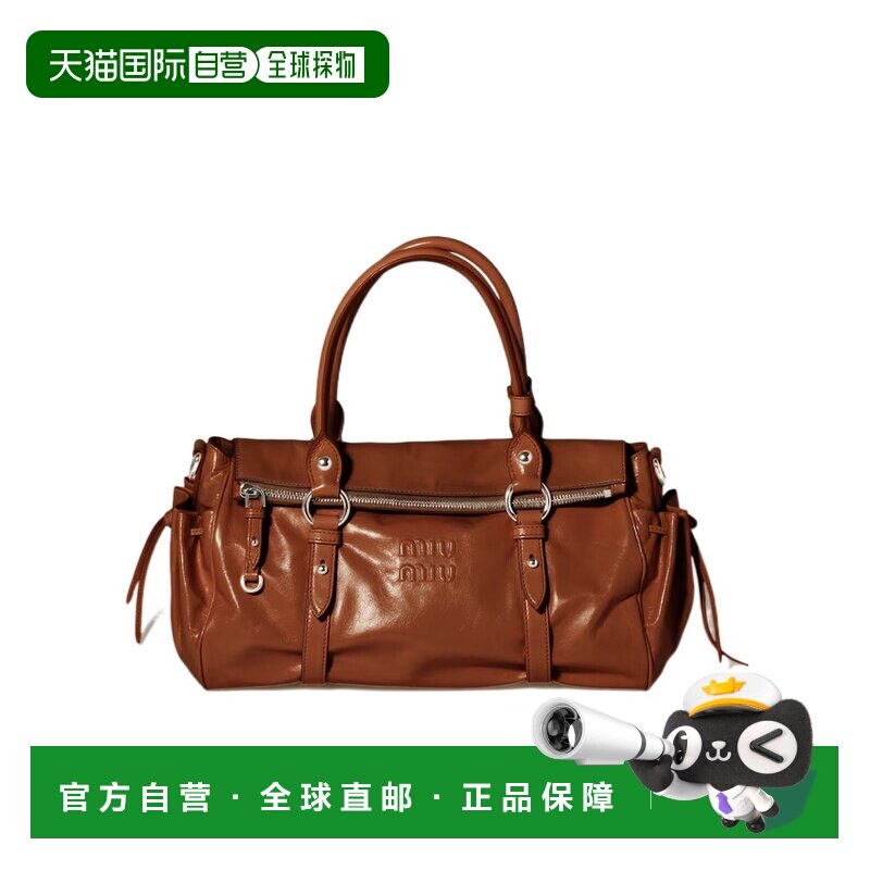 香港直邮Miu Miu 拉链单肩包 5BA3282A44VOOO斜挎包女包手提包