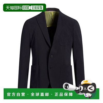 香港直邮Canali 康钠丽 男士 西装外套 black黑色 舒适时尚