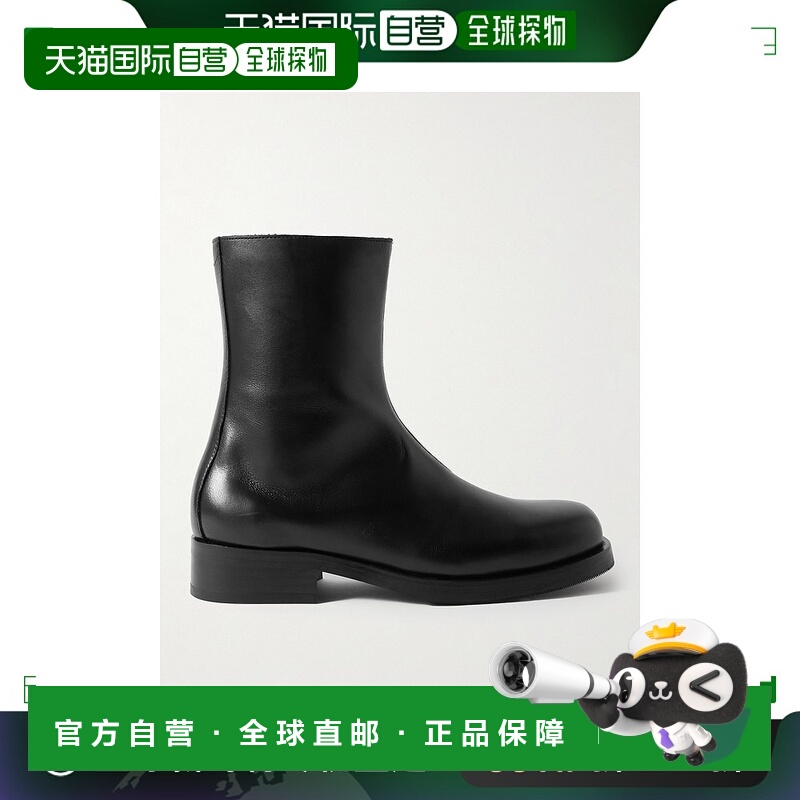 1h可退 香港直邮Our Legacy 男士 Camion 皮质靴子 COCBBBlack