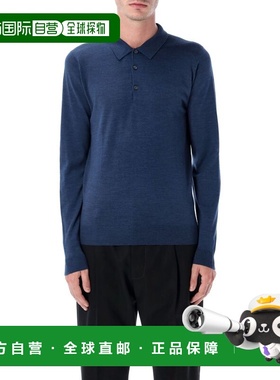 1h可退 香港直邮John Smedley 男士 BELPERINDIGOINDIGO POLO衫 B