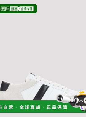 1h可退 香港直邮Tom Ford 汤姆 福特 男士 白色皮质运动鞋 J1597L