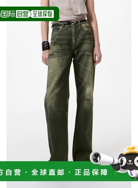 1h可退 香港直邮Our Legacy 女士 W2265WD 黑色牛仔长裤 W2265WDB