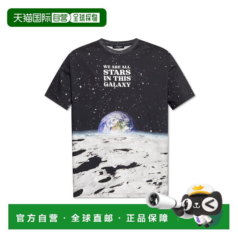 1h可退 香港直邮BALMAIN 男士T恤 EH0EG010GE58EAH AW2025 花色