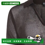 香港直邮Tom 男士 Ford 1h可退 汤姆 福特 深褐色棉质Polo衫 KPS0