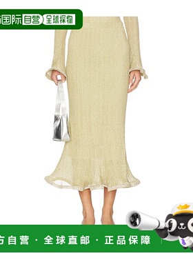 1h可退 香港直邮Simkhai 女士 Brighton 中长半身裙 6253114K