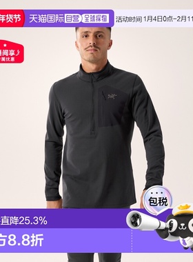 欧洲直邮ARC'TERYX（2025 年新品）Rho SV 男士半拉链上衣始祖鸟