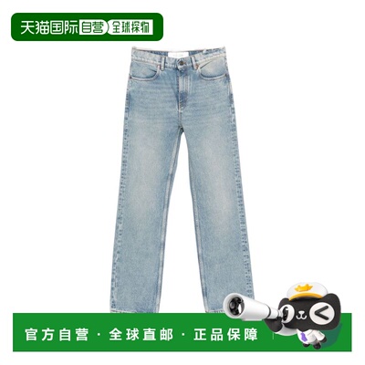 香港直邮GOLDEN GOOSE 女士 GOOSE 金色浅蓝牛仔裤 GWP02353P0026