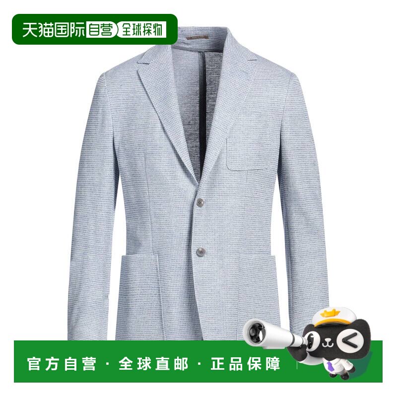 香港直邮Canali 康钠丽 男士 西装外套 blue蓝色 舒适时尚