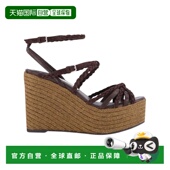 香港直邮JIMMY 100 CHOO 1h可退 女士 Nyra 坡跟凉鞋 26SS