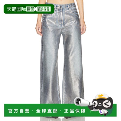 1h可退 香港直邮The Attico 女士 Laminated 长款裤子 251WCP0027