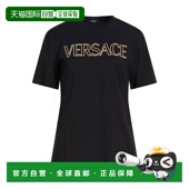 香港直邮versace black黑色 范思哲 1h可退 女士 T恤 舒适时尚