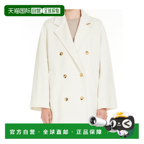 香港直邮MAX MARA 女士西服 1086014106021 SS2025 白色 长袖外套