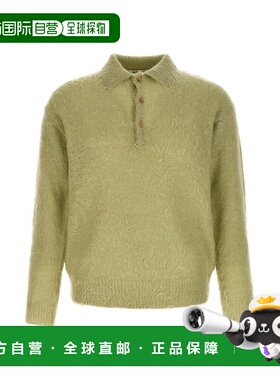 1h可退 香港直邮AURALEE 男士 Kid 马海毛Polo衫 A25AP01KMLIGHTK