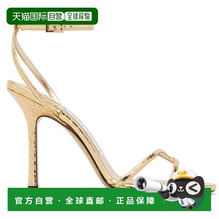 周仰杰 女士 Candy 香港直邮Jimmy Wra 100 Choo Leo 1h可退 金色