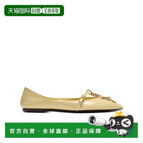 1h可退 香港直邮Balmain Sync 芭蕾平底鞋 GN1UF199LNPX