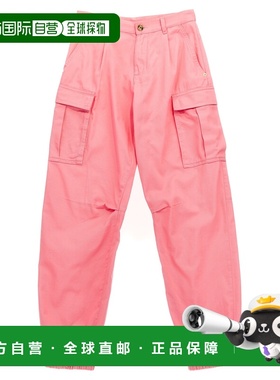 1h可退 香港直邮versace 范思哲 女童 腰带环工装休闲裤童装 1012