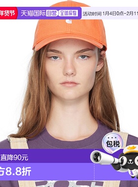 1h可退 香港直邮CARHARTT WIP 女士 橙色 Madison Logo 棒球帽 I0