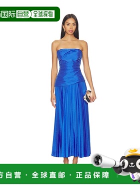 1h可退 香港直邮Simkhai 女士 Arie 无肩带紧身胸衣中长连衣裙 12