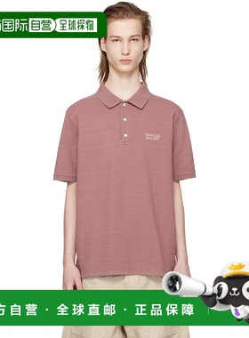 1h可退 香港直邮GOLDEN GOOSE 男士 粉色刺绣 Polo 衫 GMP01643P0