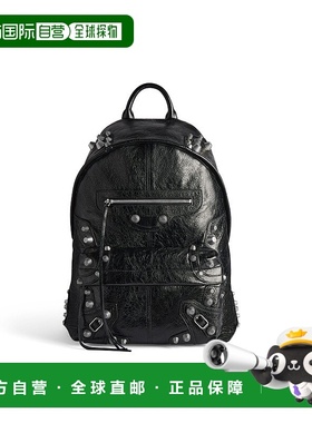 自营欧洲直邮Balenciaga巴黎世家 Le Cagole男士黑色拉链开合双肩