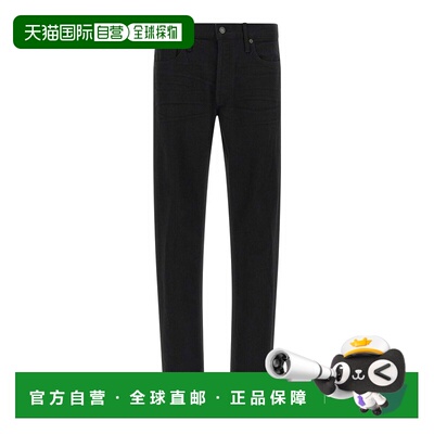1h可退 香港直邮TOM FORD 男士休闲裤 DPH001DMC084NAB SS2026 黑