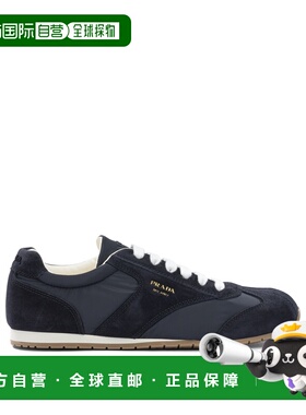 1h可退 香港直邮Prada 普拉达 男士 绒面革皮质运动鞋 2EE465D7RF