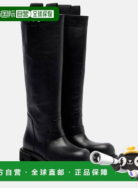 香港直邮rick owens 瑞克 欧文斯 女士 Gabe 皮质及膝靴子