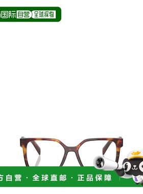 1h可退 香港直邮Prada 普拉达 女士 方框平光镜 PRB03V black黑色