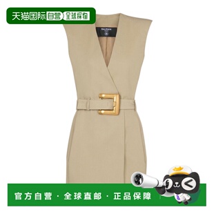 连衣裙 无袖 GF1R5168CG43 香港直邮Balmain 1h可退