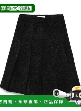 香港直邮Celine 思琳 女士 褶皱半身裙 RJ02V333J新款包臀裙a字裙