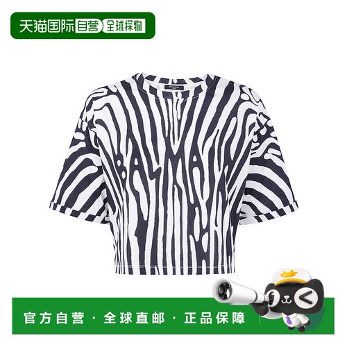 香港直邮Balmain 短袖T恤 FF0EE140GF19下摆